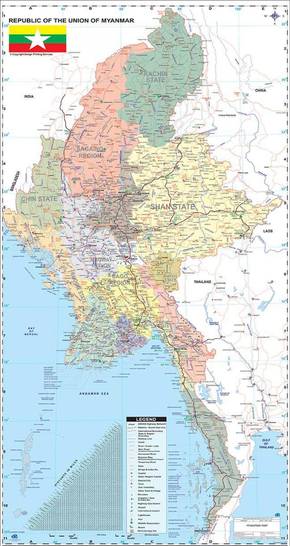 Birmania mapa apk