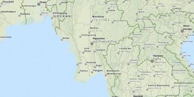 Mapa Gps para Birmania