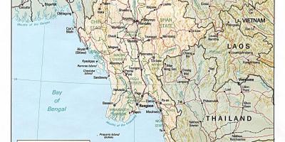Offline Birmania mapa